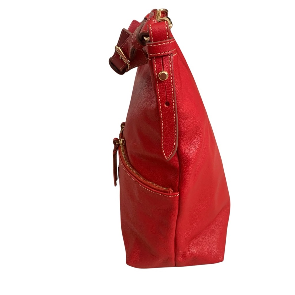 Dooney & Bourke Leather Pebbled Hobo Bag - Picture 10 of 16